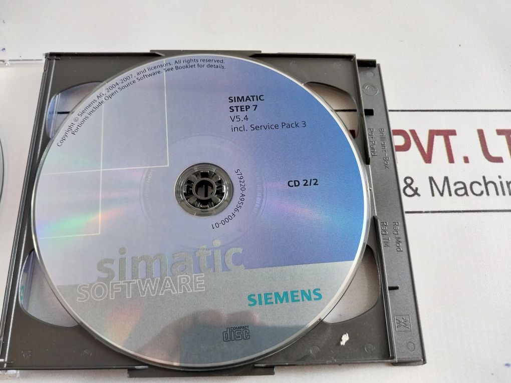 Siemens 6Es7810-4Cc07-0Ye5 Compact Disc Step 7 V5.4