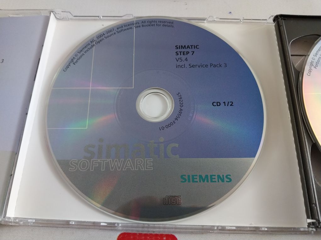 Siemens 6Es7810-4Cc07-0Ye5 Compact Disc Step 7 V5.4