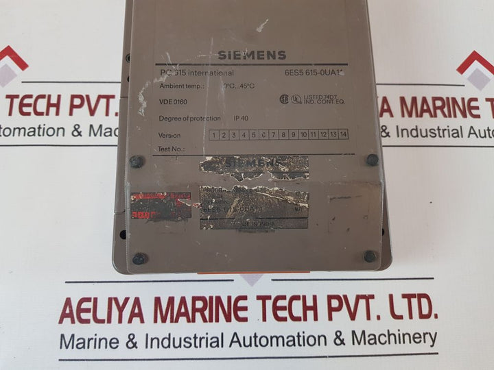 Siemens Simatic Pg615 International Programmer 6Es5 615-0Ua11