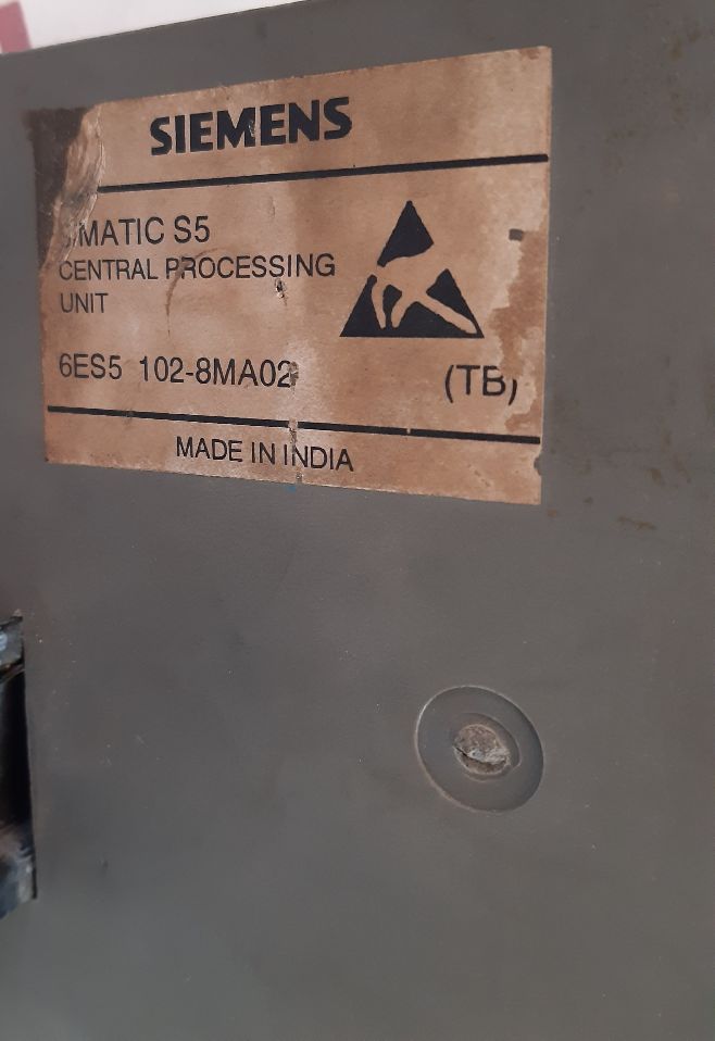 Siemens s5-100u cpu 102 6es5 102-8ma02+6es5 421-8ma12+6es5 441-8ma11 rack