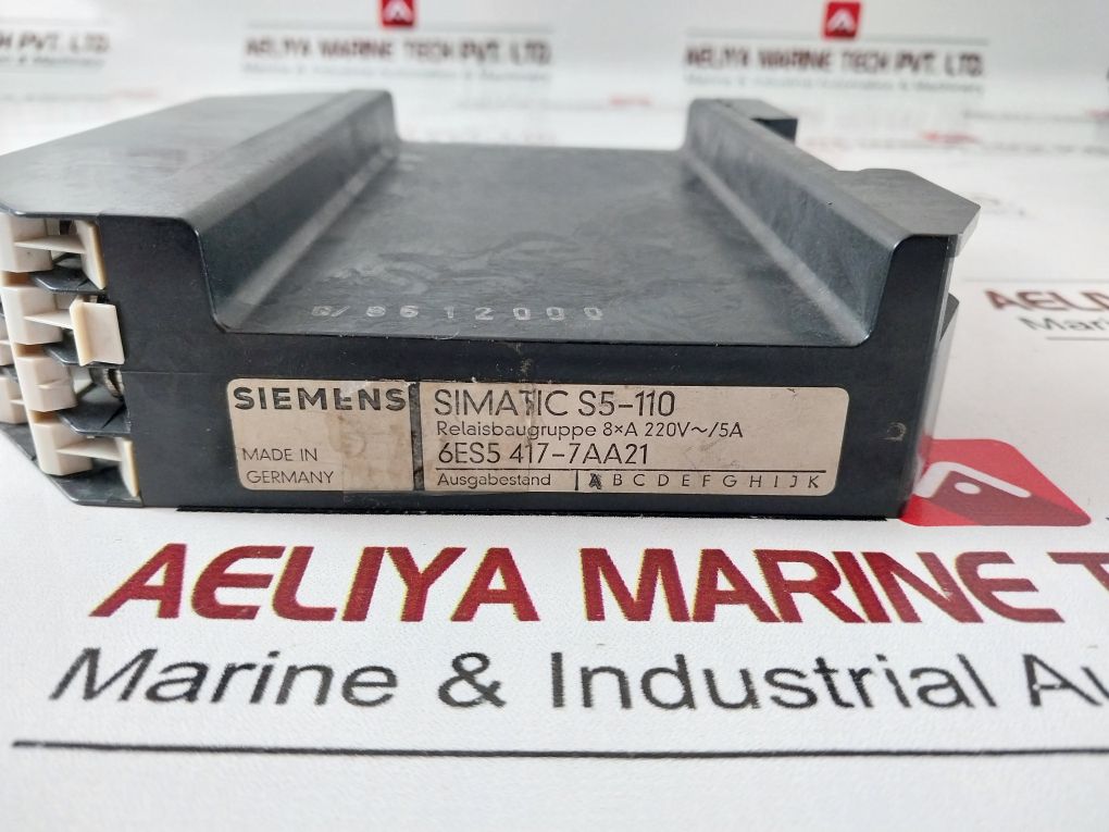 Siemens 6Es5 417-7Aa21 Relay Assembly