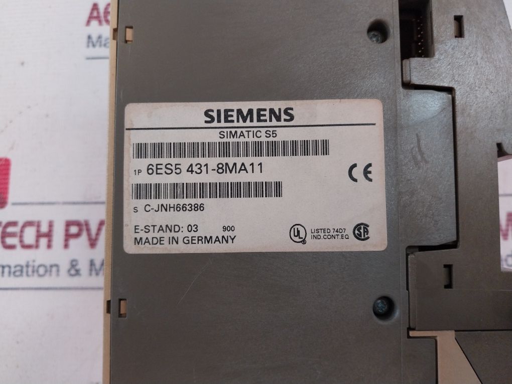 Siemens Simatic S5 6Es5 431-8Ma11 Digital Input Module 8 X 24V Dc