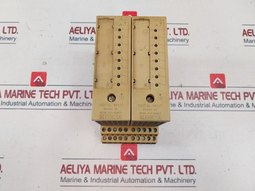 Siemens Simatic S5 6Es5 431-8Ma11 Digital Input Module 8 X 24V Dc
