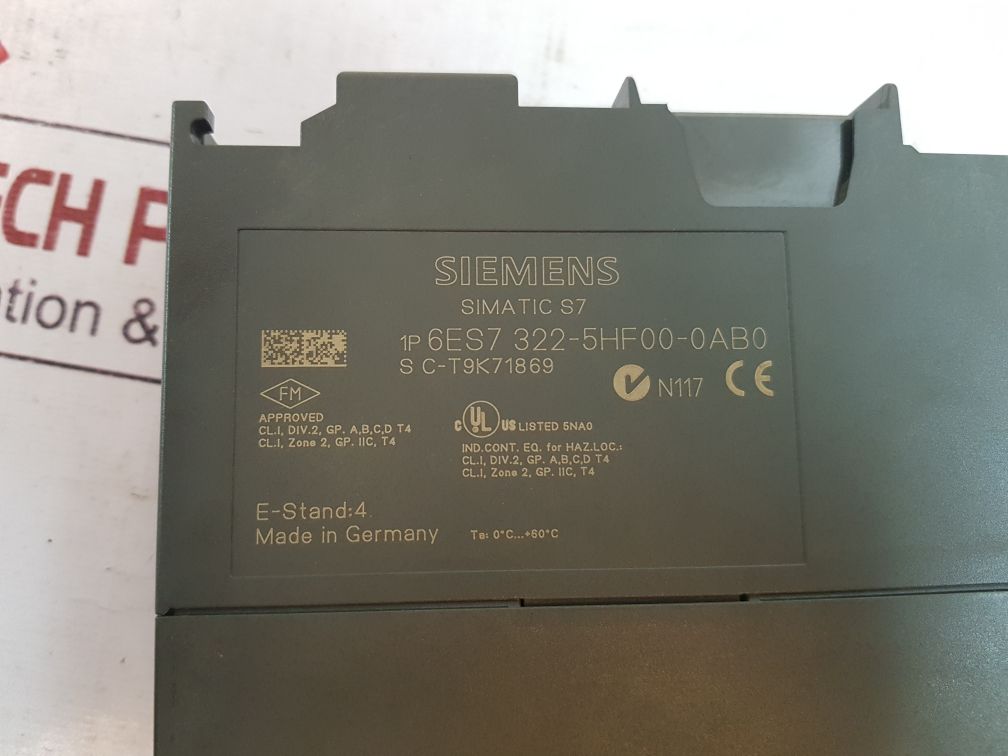 Siemens 6Es7 322-5Hf00-0Ab0 Output Module