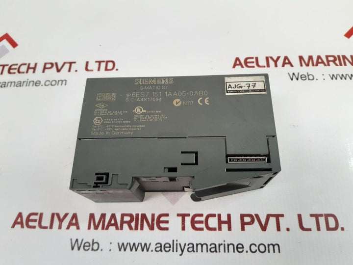 Siemens Simatic S7 6Es7 151-1Aa05-0Ab0 Interface Module