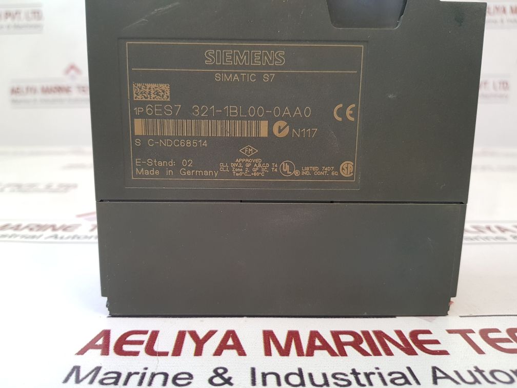 Siemens 6Es7 321-1Bl00-0Aa0 Digital Input Module 