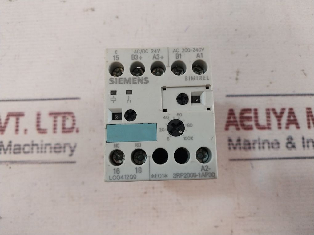 Siemens Simirel 3Rp2005-1Ap30 Time Relay
