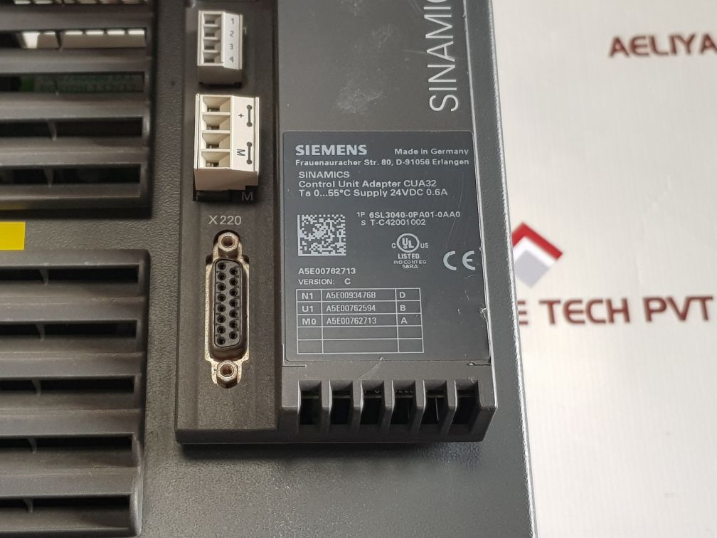 Siemens 6Sl3210-1Se27-5Ua0 Sinamics Power Module 340 With 6Sl3040-0Pa01-0Aa0