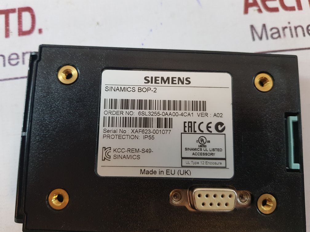 Siemens Sinamics Bop-2 Operator Panel 6Sl3255-0Aa00-4Ca1