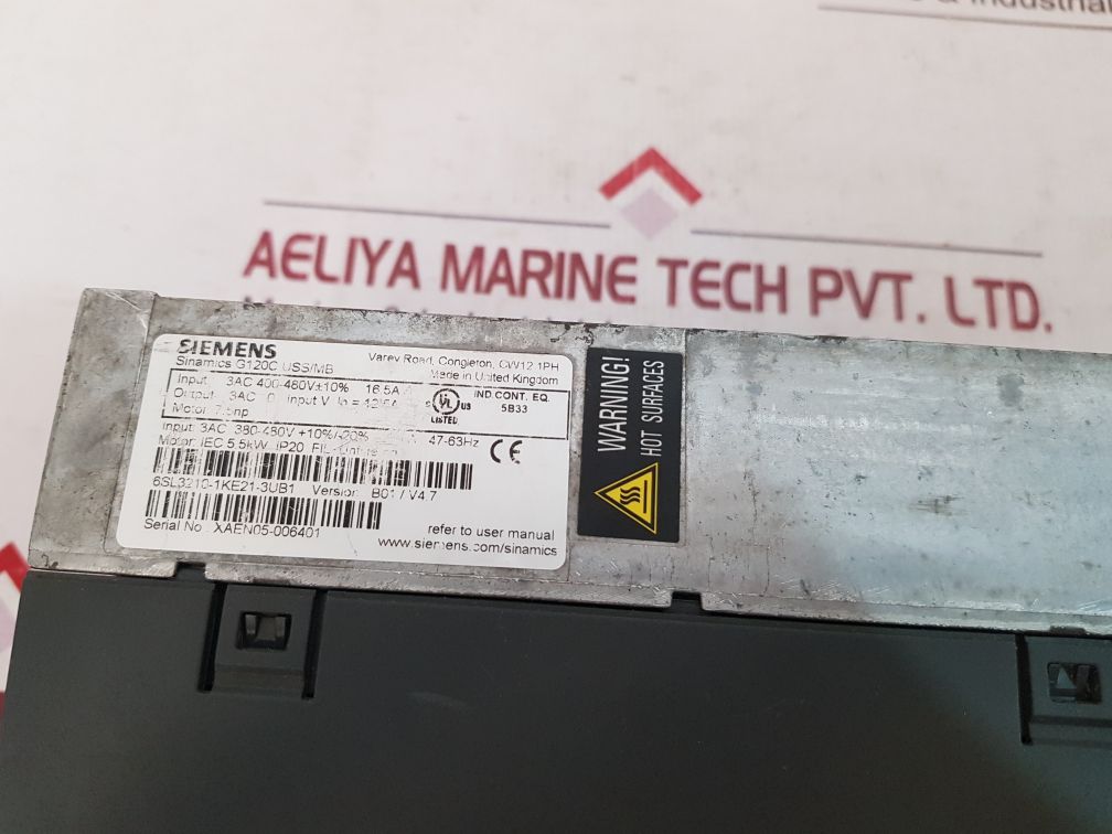 Siemens Sinamics G120C Uss/Mb Inverter Drive G120C Uss/Mb