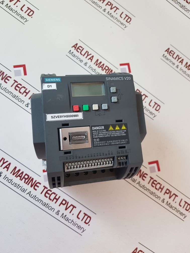 Siemens Sinamics V20 6Sl3210-5Bb21-5Av0 Variable Frequency Drive