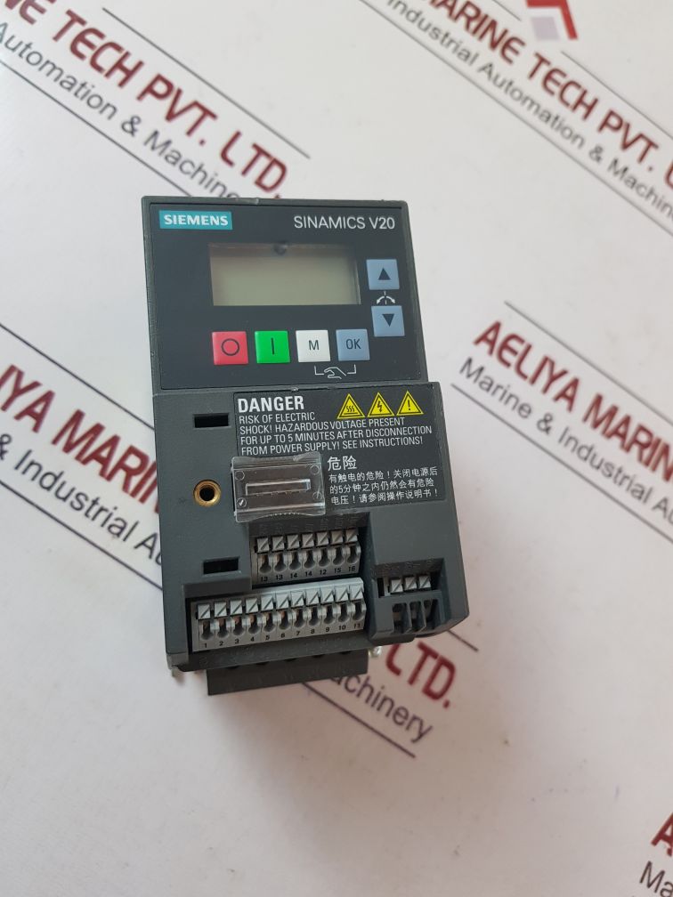 Siemens 6sl3210-5bb13-7uv1 sinamics v20 inverter