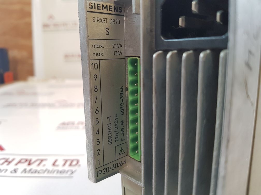 Siemens 6Dr2001-1 Sipart Dr20 Controller C 73451-a3000-c10