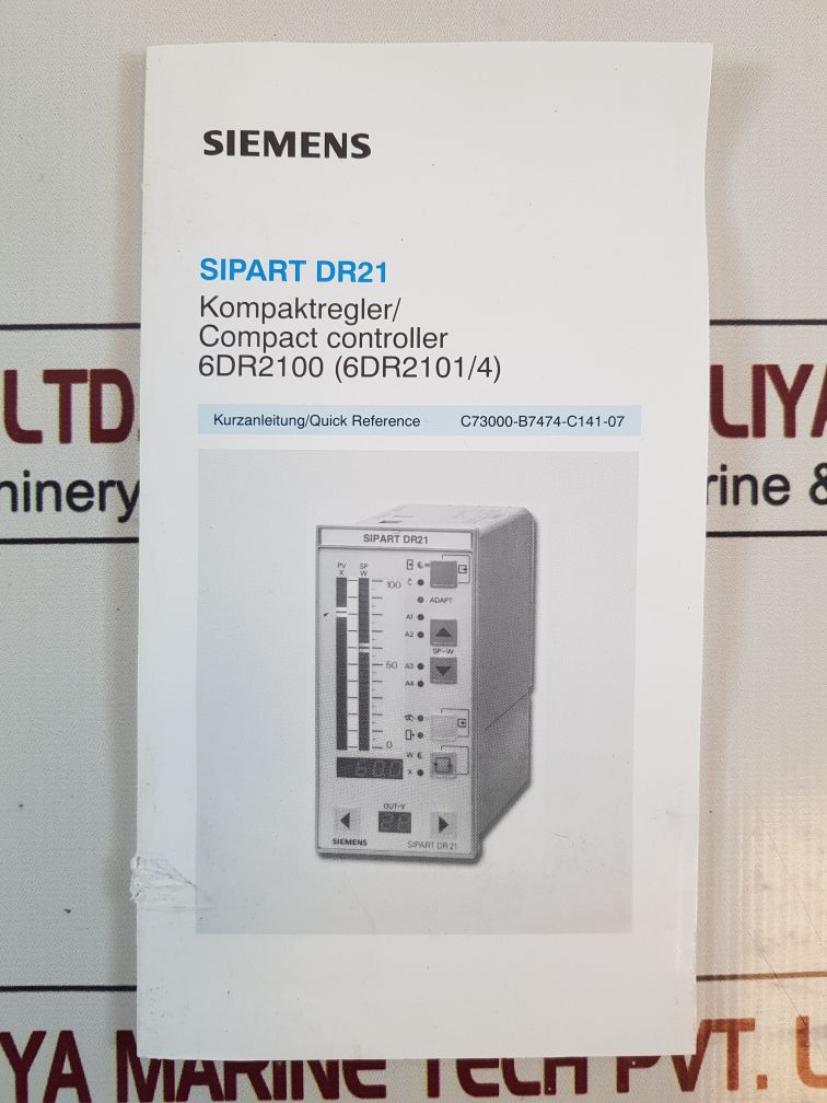 Siemens Sipart Dr21 Compact Controller 6Dr2100-5