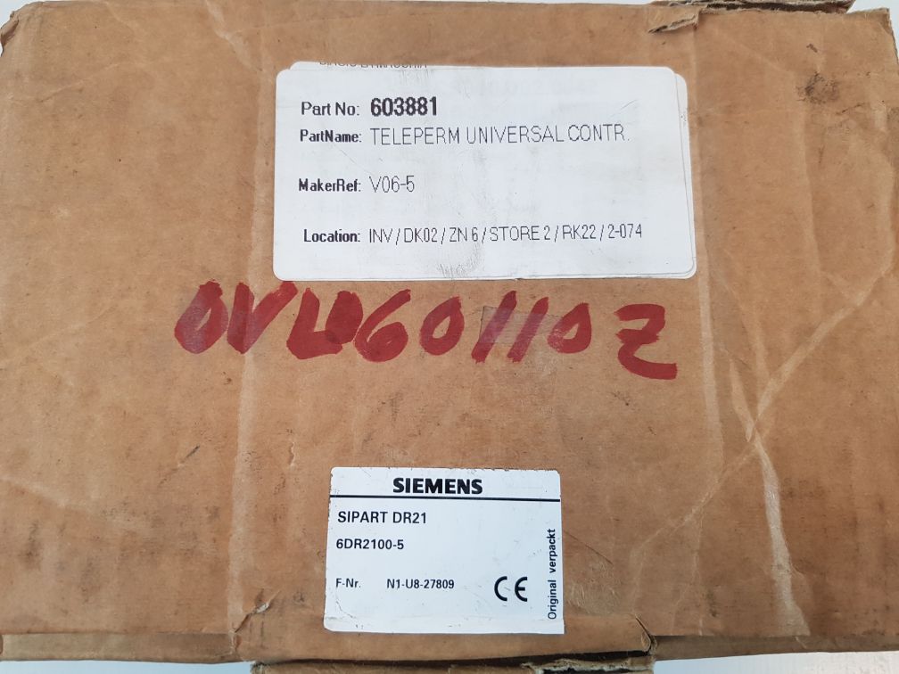 Siemens Sipart Dr21 Compact Controller 6Dr2100-5
