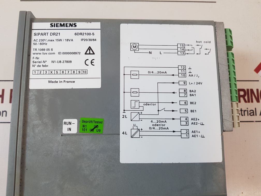 Siemens Sipart Dr21 Compact Controller 6Dr2100-5