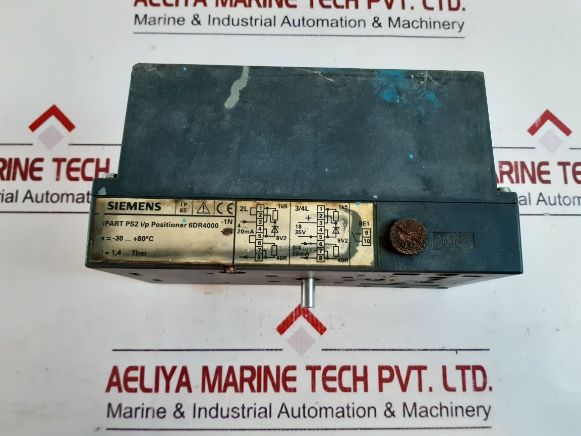 Siemens 6dr4000 sipart ps2 i/p positioner