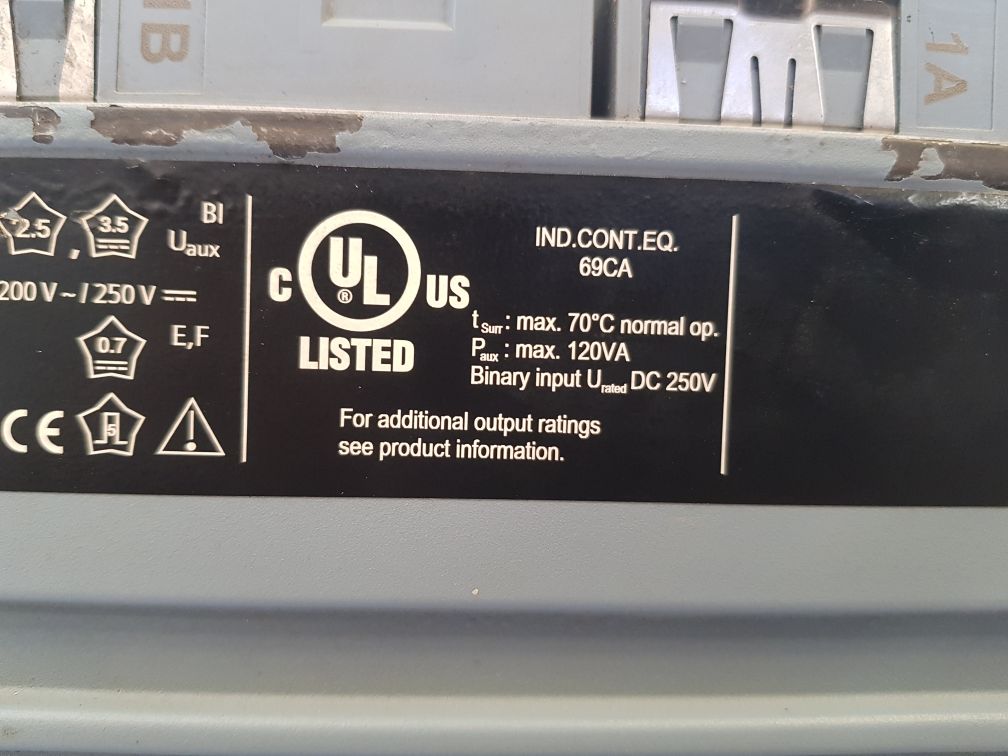Siemens Siprotec 7Ut85 Transformer Protection Relay
