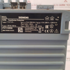 Siemens Siprotec 7Ut85 Transformer Protection Relay
