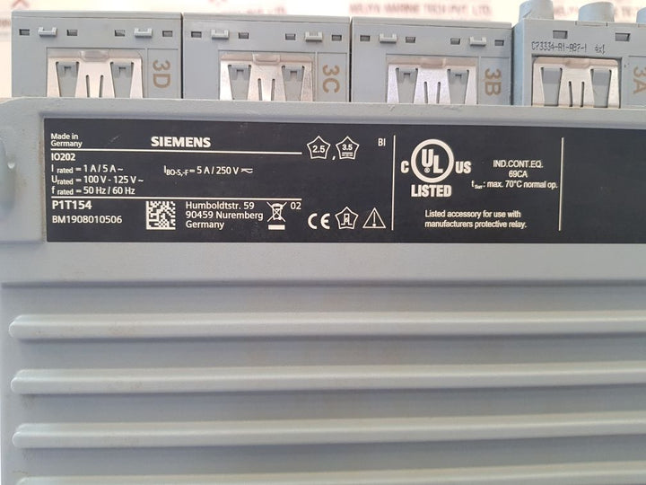 Siemens Siprotec Io202 Protect Relay 