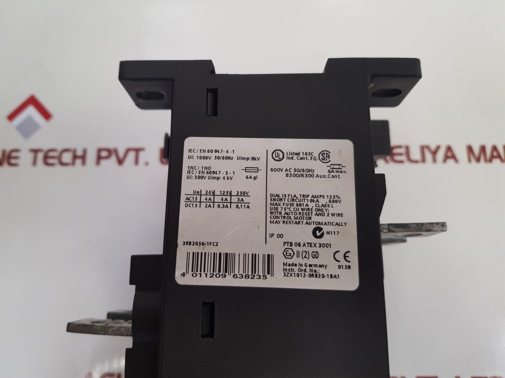 Siemens Sirius 3Rb2056-1Fc2 Overload Relay