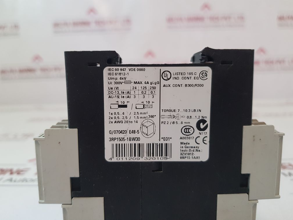 Siemens Sirius 3Rp1505-1Bw30 Time Relay 