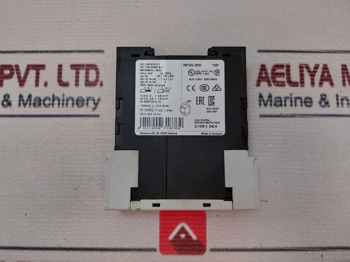 Siemens Sirius 3Rp1525-1Ap30 Time Relay On Delay