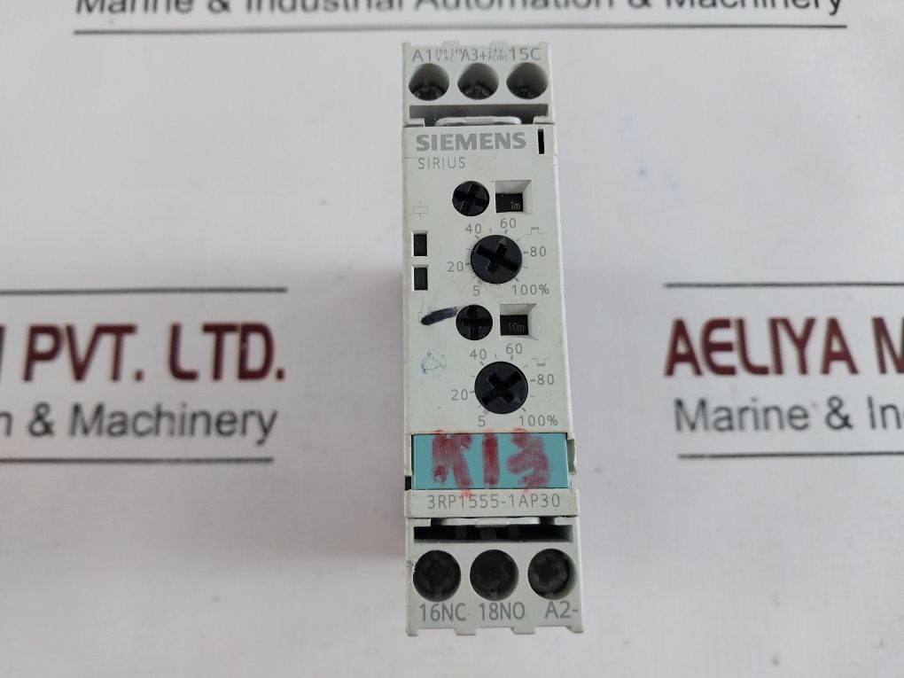 Siemens 3Rp1555-1Ap30 Time Delay Relay 200-240 Vac