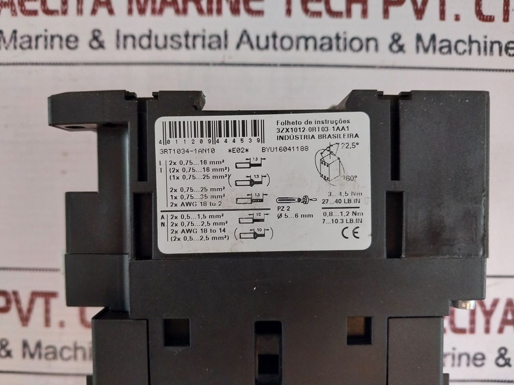 Siemens Sirius 3Rt1034-1A..0 Contactor 10A 240V