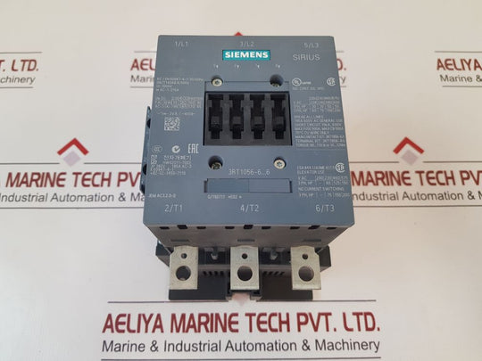 Siemens Sirius 3Rt1056-6…6 Contactor 3Rt1056-6Af36