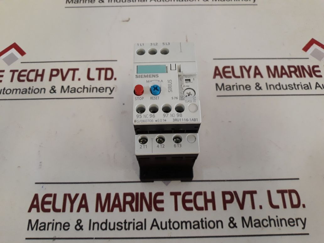 Siemens 3Ru1116-1Ab1 Overload Relay

