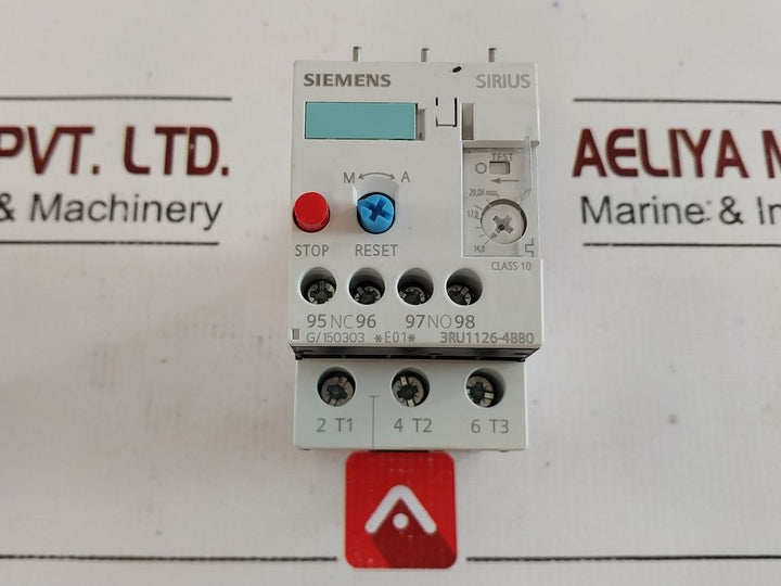 Siemens 3Ru1126-4Bb0 Overload Relay