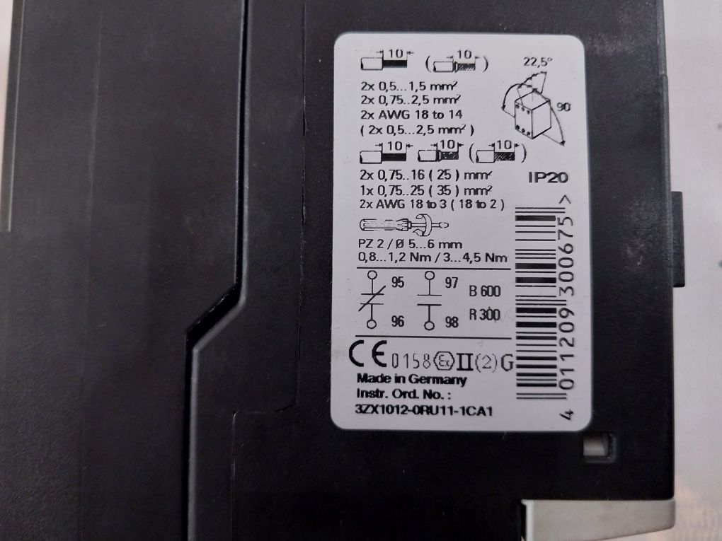 Siemens 3Ru1136-4Fb0