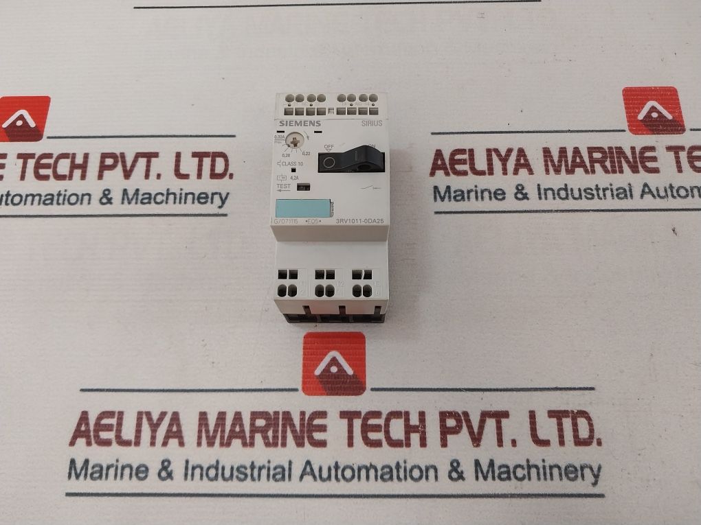 Siemens Sirius 3Rv1011-0Da25 Motor Protection Circuit Breaker