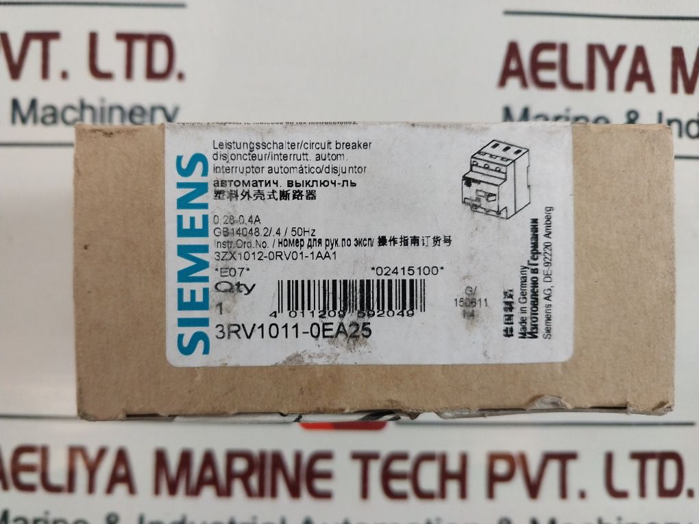 Siemens 3Rv1011-0Ea25