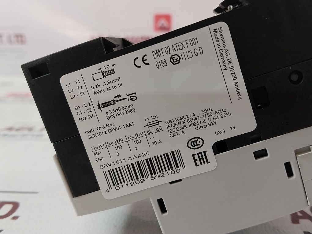 Siemens 3Rv1011-1Aa25