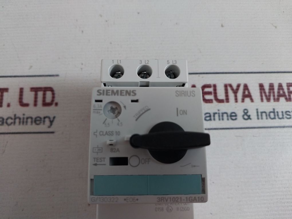 Siemens Sirius 3Rv1021-1Ga10 Circuit Breaker