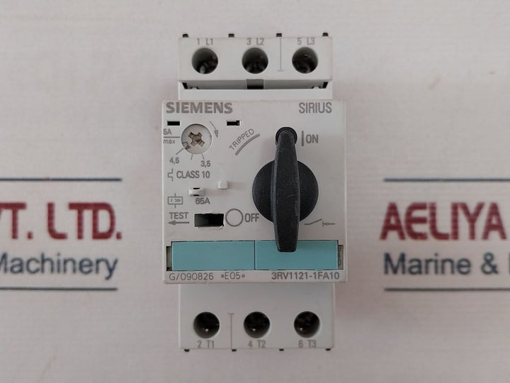 Siemens Sirius 3Rv1121-1Fa10 Motor Protection Circuit Breaker