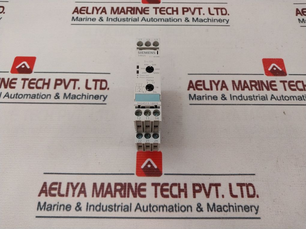 Siemens Sirius 3Ug4513-1Br20 Phase Monitoring Relay