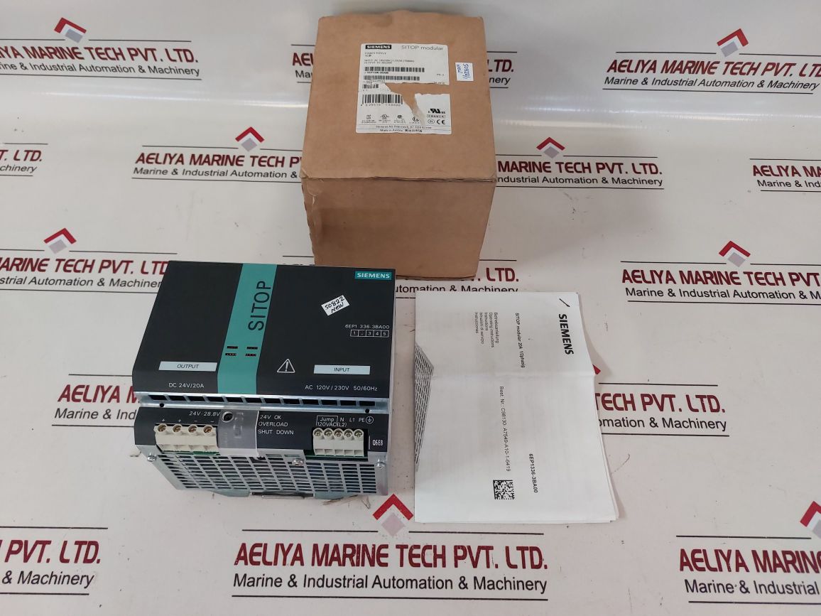 Siemens 6Ep1 336-3Ba00 Sitop Modular Power Supply
