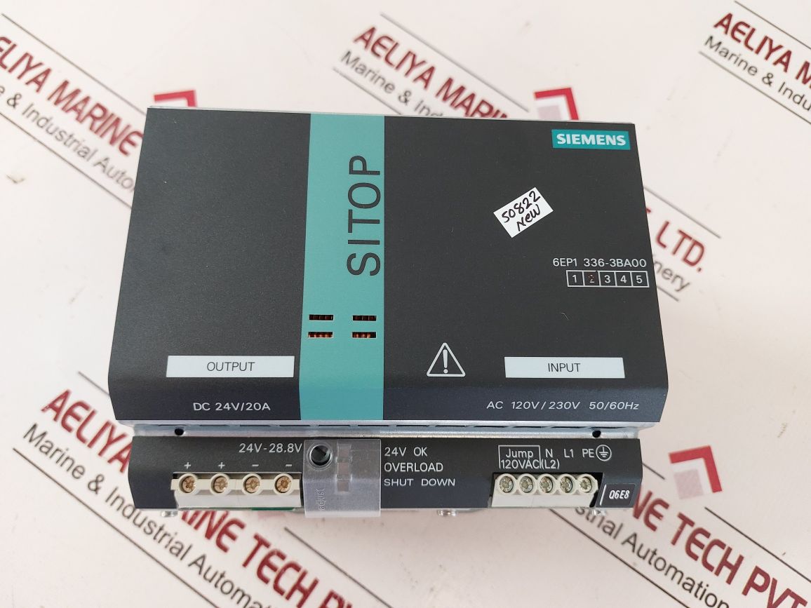 Siemens 6Ep1 336-3Ba00 Sitop Modular Power Supply