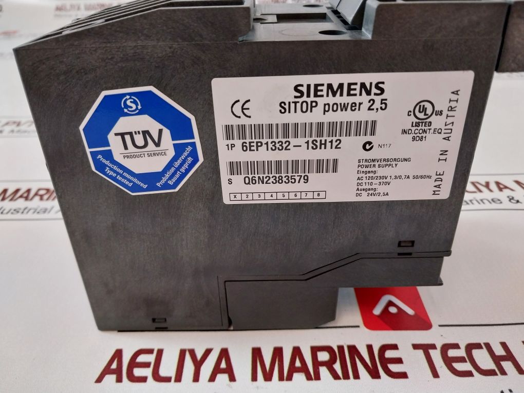 Siemens Sitop Power 2,5 6Ep1 332-1Sh12 Power Supply