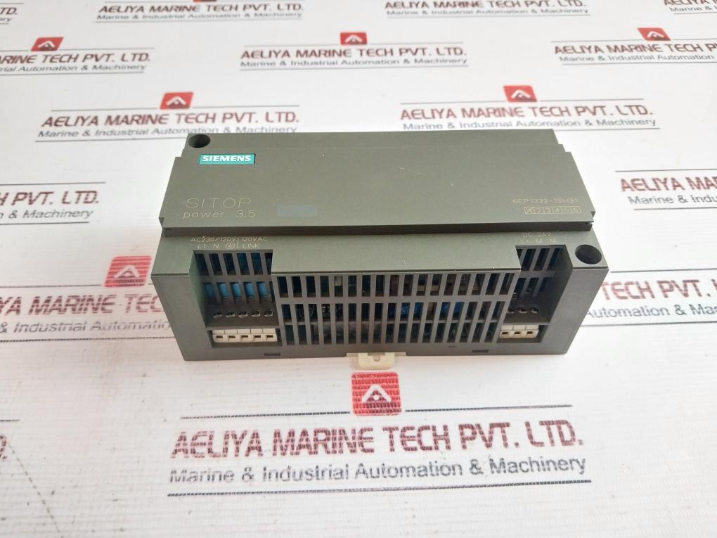 Siemens Sitop Power 3.5 1P 6Ep 1332-1Sh31 Power Supply Dc24V/3.5A