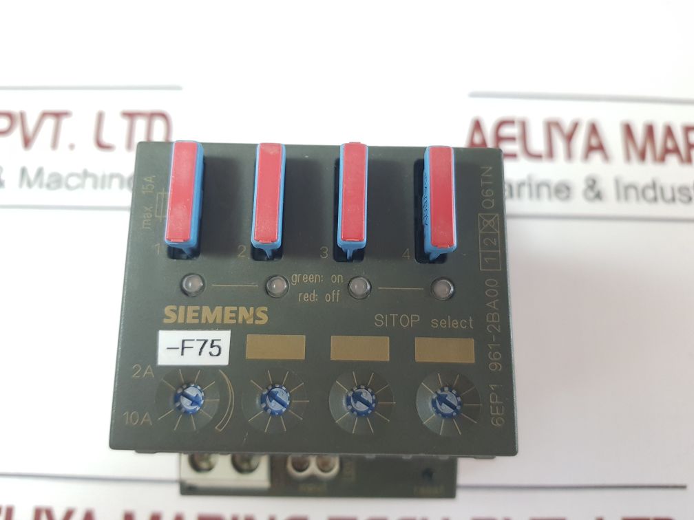 Siemens Sitop Select 6Ep1 961-2Ba00 Diagnostic Module
