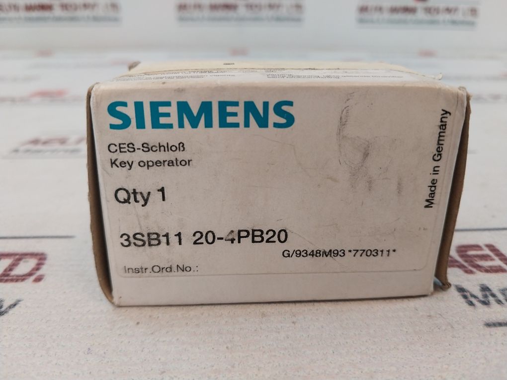 Siemens Ssg 10 Key Operated Switch
