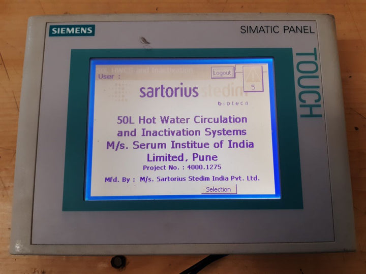 Siemens Simatic Panel Tp177B Dp-6 Mstn Touch Panel