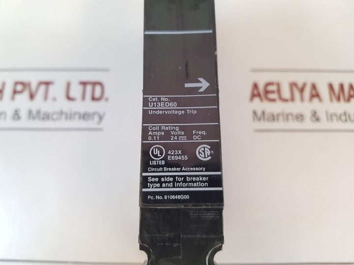 Siemens U13Ed60 Undervoltage Trip