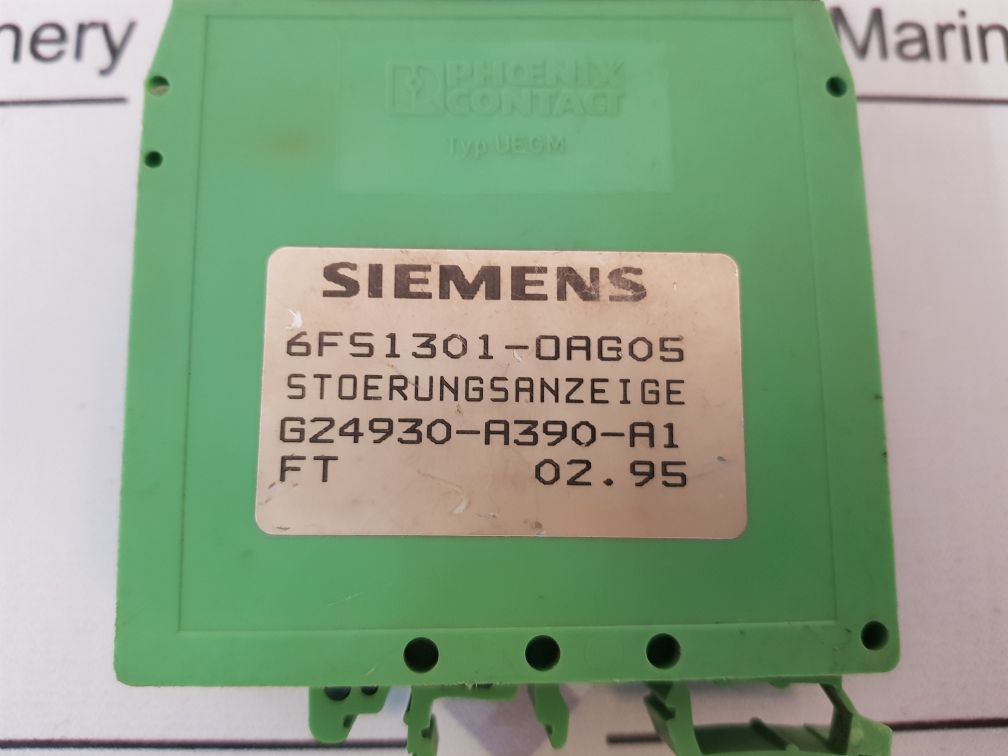 Phoenix Contact/Siemens Uegm Terminal Module 6Fs1301-oag05