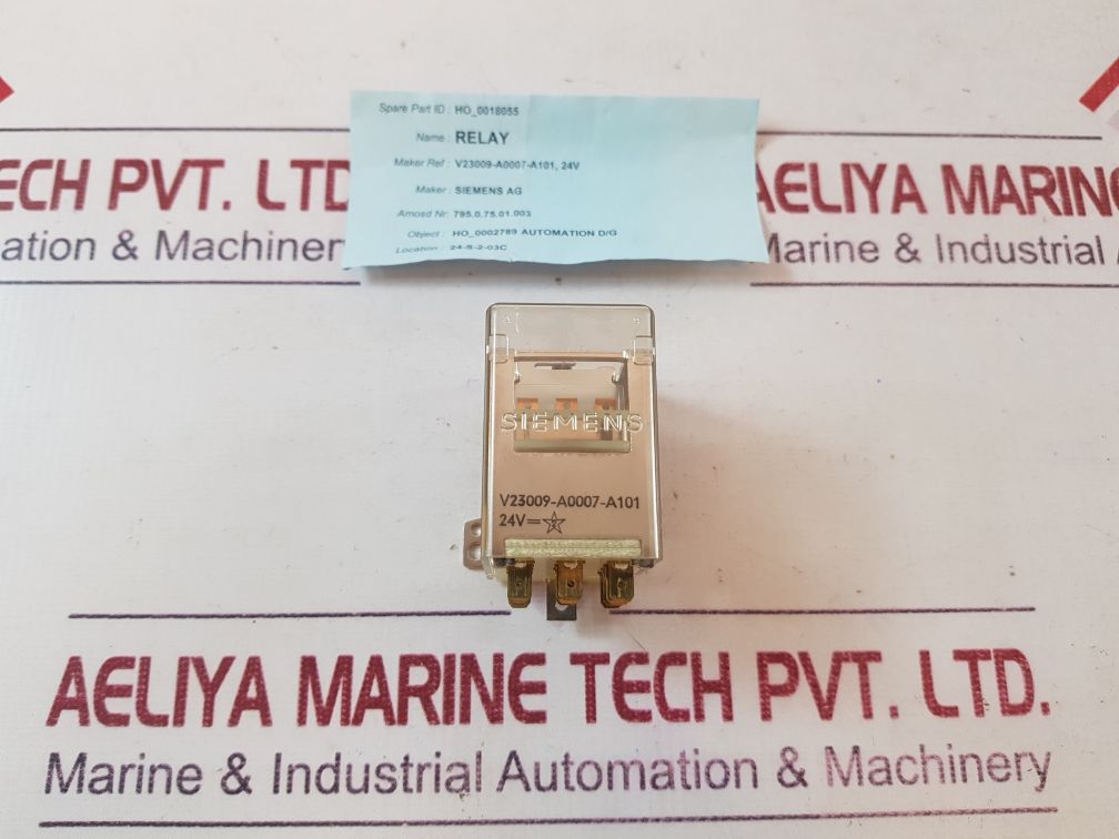 Siemens v23009-a0007-a101 multi purpose relay