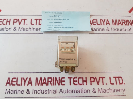 Siemens v23009-a0007-a101 multi purpose relay